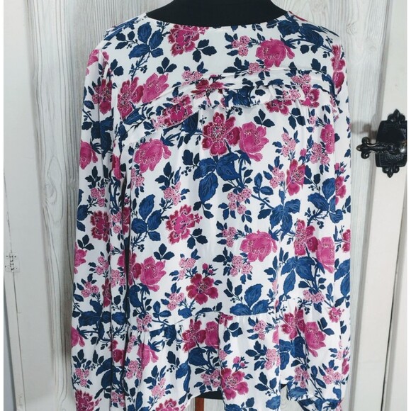 Boho Blouse XL Floral - Picture 2 of 10